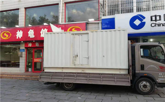 总口管理区出租发电机施工案例